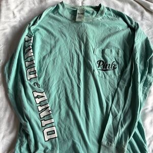 Victoria's Secret Pink Mint Long Sleeve